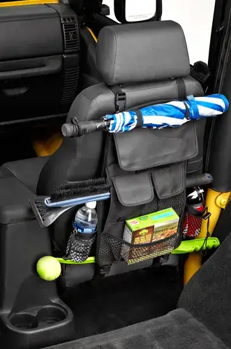 Seatback Organizer with Supplies