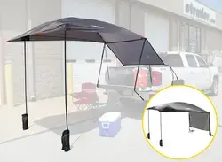 Tailgate Awning Shading Area Behind Truck