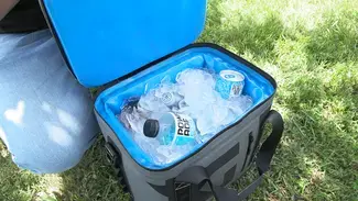Cooler with Drinks
