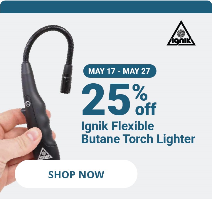 25% Off Ignik Flexible Butane Torch Lighter